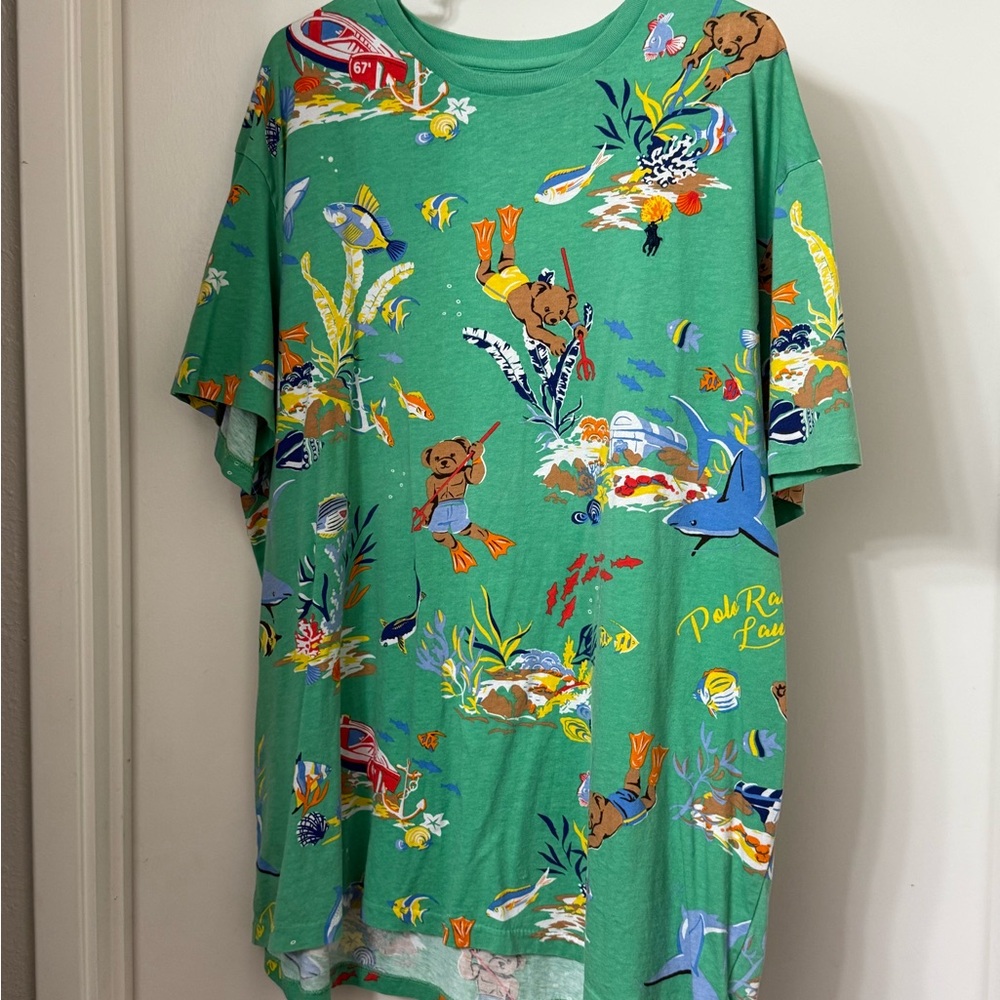 Ralph Lauren Polo Green Classic Fit Tee XXL